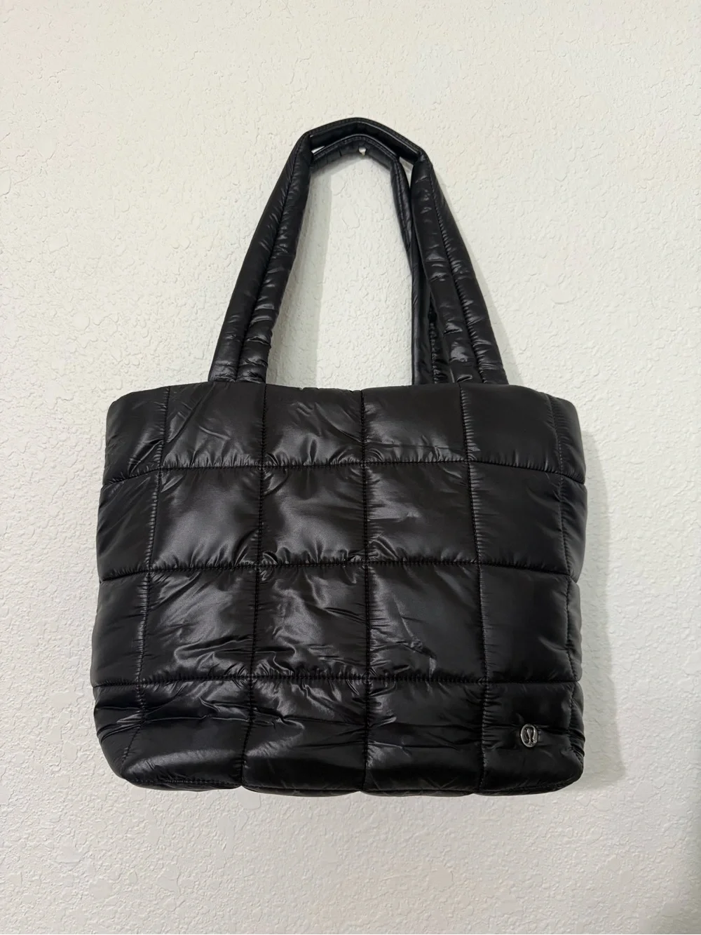 lululemon athletica Quilted Grid Tote — Black
